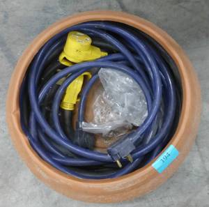 lot 194 image: big RV plugs  cables
