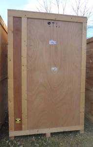 lot 205 image: Plywood Crate used once measures 60x58x95 tall