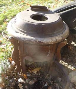 lot 230 image: Vintage Marion Oak wood stove