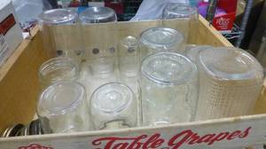 lot 243 image: group of canning jars