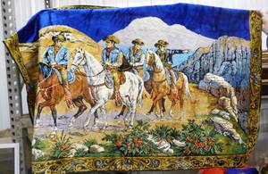 lot 279 image: Western Cowboy tapestry