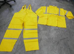 lot 291 image: Three 3XL rain suits