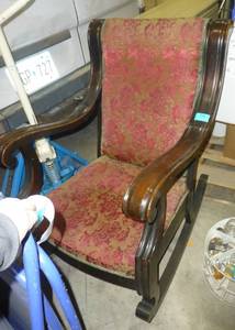 lot 299 image: antique rocker