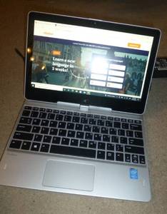 lot 210 image: Nice HP Elitebook Revolve 810 G3 laptop