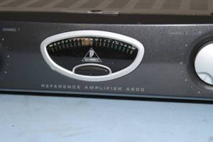 lot 38 image: Behringer A500 Professional 600-Watt Reference-Class Studio Pro Audio Power Amplifier