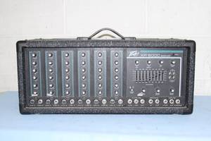 lot 46 image: Peavey XR600C Portable 6-Channel PA Head  Powered Pro Audio Mixer Amplifier