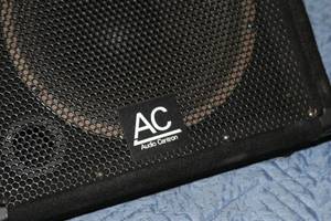 lot 62 image: PAIR of Pro Audio Passive Floor Wedge Stage Monitor Speakers - Audio Centron AC CM-12H