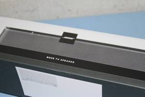 lot 74 image: New in Box - Bose Audio Speaker  Soundbar  TV Television Sound Bar - Model 838309-1100