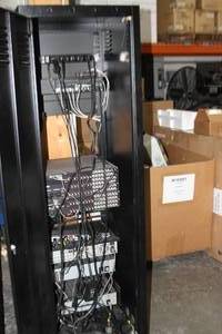 lot 83 image: Large Audio Video Equipment Rack - Approximately 72 Tall - with LOTS of Pro Control & Amplifiers Audio Equipment