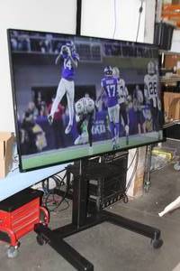 lot 2 image: Sharp LC-70LE660U 70 Aquos HD Series Smart LED HD TV HDTV Television  Display & Heavy Duty Rolling Stand  Cart