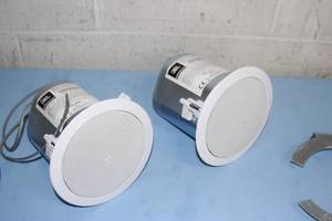 lot 85 image: JBL Control 24CT Compact Pro Audio Background  Foreground Ceiling Speakers