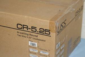 lot 109 image: New in Box - Lot of Speakers - 4 PAIRS - USS CR-5.25 Round In-Wall  Ceiling Speakers