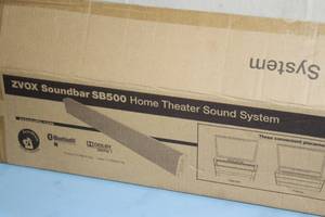 lot 113 image: ZVOX SB500 43.9 Sound Bar Soundbar with AccuVoice and Built-In Subwoofers  Sub Woofers  Bass