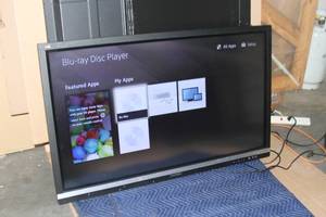 lot 119 image: Viewsonic IFP5550 55 4K Interactive HD Touchscreen ViewBoard Flat Panel Monitor  Display  Television  TV