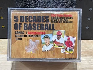 5 Decades of Baseball Card Set