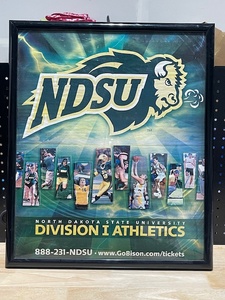 NDSU Framed Poster
