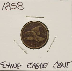 Nice 1858 Flying Eagle Cent