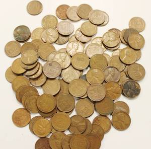 Approx. 100 Wheat Back Pennies
