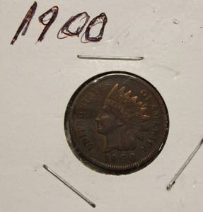 Very Nice High Grade 1900 Indian Head Penny, Full Liberty.