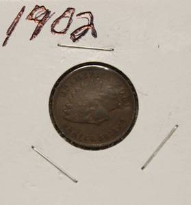 Very Nice High Grade 1902 Indian Head Penny, Full Liberty.