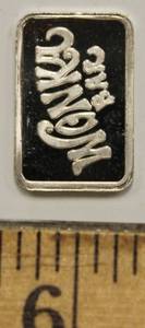 One Gram Bar Of .999 Fine Silver