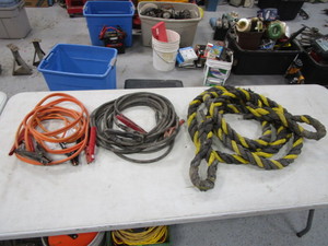 lot 30 image: Jumper Cables & Tow Rope