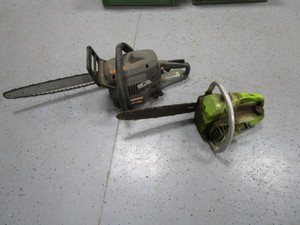 lot 40 image: (2) Chainsaws