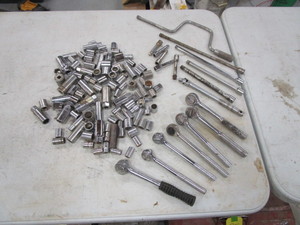 lot 86 image: 38 Drive Sockets, Ratchets, Extensions
