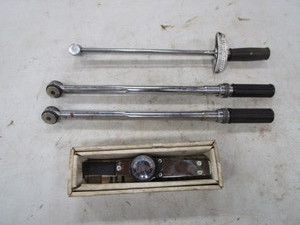 lot 94 image: (3) 12 Drive (1) 38 Drive Torque Wrenches