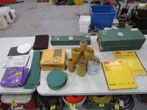 lot 119 image: Misc. Auto Body Sandpaper