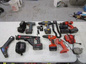 lot 120 image: Misc. Cordless Tools