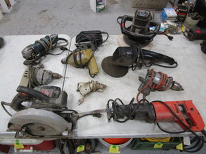 lot 121 image: Misc. Electric Tools