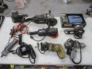 lot 122 image: Misc. Electric Tools