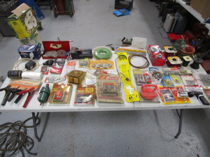 lot 127 image: Lot of Hardware & Misc. (see pics)