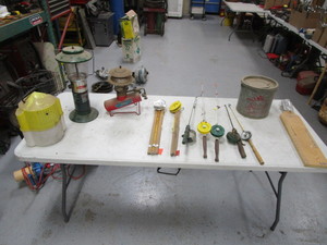 lot 134 image: Vintage Fishing & Camping Items