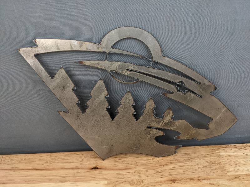Metal Cutout NHL Wild Hockey Artwork A