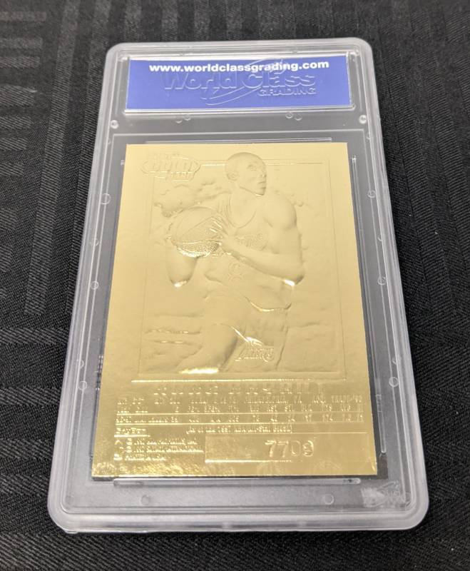 1996-97 Skybox EX-2000 23KT Gold SKY Kobe Bryant Rookie WCG 10 Graded Numbered Limited Edition NBA Basketball Lakers Card V