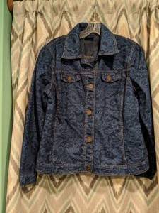 Cute Gloria Vanderbilt Jean Jacket Womens Size Small P