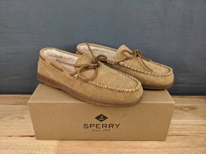 Sperry Mens Trapper Moccasins Size 9 - Tan  N