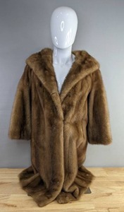 Vintage Hudsons Detroit Womens Fur Coat M