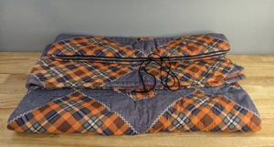 OrangeBlue Plaid Sleeping Bag M