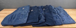 6 Pairs of Mens Carhartt Jeans in Sizes 40x32 36x32 34x32 38x32 40x34 J