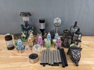 Collection of Small Solar Lighting Decor (Stakes, Indoor, and more) S