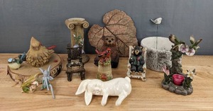Adorable Assorted Small AnimalFairy Figurines (Bears, Birds, Rabbits, and more) S