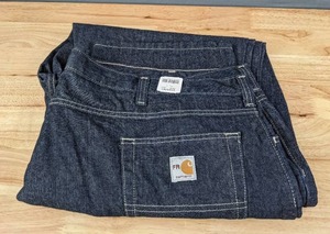 New Carhartt Mens 5-Pocket Flame Resistant Jeans J