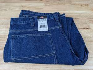 New Dickies Mens Industrial Carpenter Jeans Size 36 x 32 J
