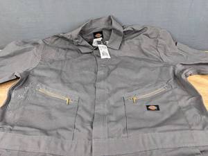 New Dickies Mens Size 3XL Tall Grey Coveralls J