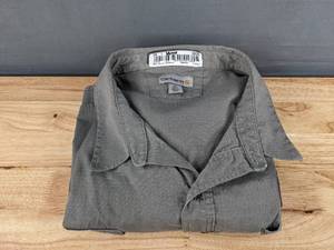 Carhartt Grey Mens 4XL Work Shirt J