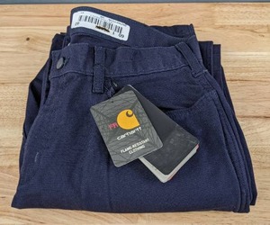 New Carhartt Womens Size 14 Regular Flame Resistant Jeans J