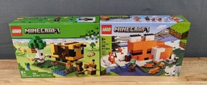 New Lego Minecraft The Bee Cottage and Lego Minecraft Fox Lodge I